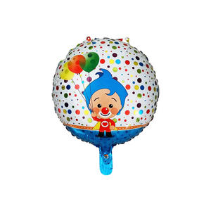 Nuevo Globo de Película de Aluminio del Personaje de Dibujos Animados Payaso <span class=keywords><strong>Plim</strong></span> para Decoración de Fiesta de Cumpleaños y Suministros de Navidad, Juego de Globos - Product Image 5