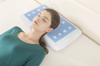 Bestseller Maßgefertigtes Gewebtes Memory-Schaum Luftstrom-Gel-Kissen Modernes Langlebiges Kühlgefühl Nackenschmerzen-Linderung Warmes Universum