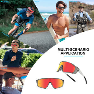 Nouvelles lunettes <span class=keywords><strong>de</strong></span> cricket personnalisées avec logo, protection UV400, miroir <span class=keywords><strong>de</strong></span> sécurité, lunettes <span class=keywords><strong>de</strong></span> soleil <span class=keywords><strong>de</strong></span> vélo avec protection enveloppante pour le cyclisme - Product Image 6