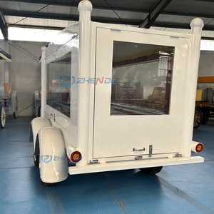 Cercueil électrique blanc classique, berline funéraire moderne et raffinée, fourgon de transport funéraire de luxe pour transport spécial à vendre - Product Image 4