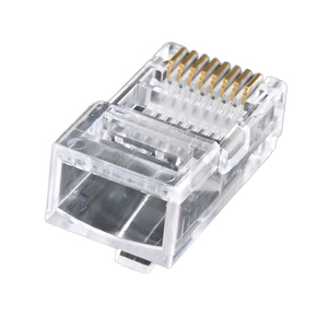 Haute qualité Cat5e plaqué or RJ45 8P8C prise Transparent <span class=keywords><strong>PC</strong></span> RJ45 connecteur prix compétitif usine directe accessoire - Product Image 3