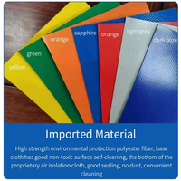 Pintu Lipat PVC Everbesten High Speed Door 0.6-1.2 m/s, Pintu Tirai PVC Lipat untuk Peralatan Pabrik, Akses Tahan Air, Pintu Lipat PVC