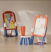 Mini Chevalet Magnétique pour Enfants, Tableau d'Écriture et de Dessin Effaçable à Sec, Jouet Pliable pour Bébé, Vente Chaude, Peinture et Écriture Blanche pour Enfants