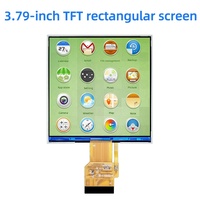 Modul Layar Persegi LCD TFT IPS 3,79 Inci 360*360 AXS15231B Layar Panel Antarmuka MCU SPI