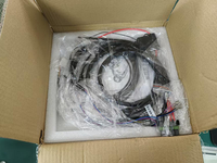 Compresseur d'air de voiture tout-terrain à double cylindre haute puissance robuste moniteur de pression des pneus Protection contre la surpression faisceau de câblage