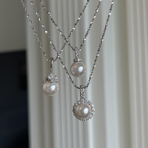 Collar de Plata de Ley S925 con Brillante Perla de Riqueza, Diamante Amarillo, Cielo Estrellado, Galaxia Súper Inmortal, Brillo Galore - Product Image 2