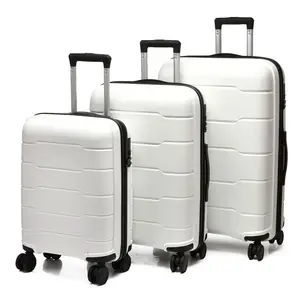 Equipaje de viaje grande de 24 pulgadas, varilla de lujo duradera para juego de maletas de 20 28 pulgadas, bolsas de bloqueo PC PP TSA, gran capacidad expandible