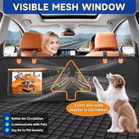 Housse de siège auto pour chien avec fenêtre en maille, hamac pour chien, protection anti-rayures pour siège arrière, en stock et à prix réduit