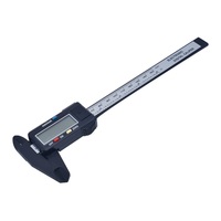 New 0-150mm Digital Vernier Caliper 6 Inch Card Ruler LCD Electronic Carbon Fiber Altimeter Micrometer Gauges Measuring Tool