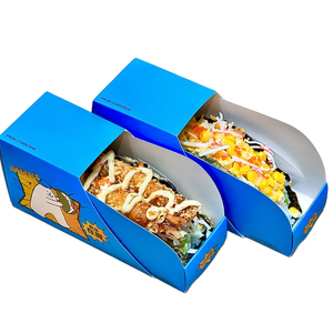 Caja de Embalaje para Llevar de Cartón para Alimentos, Biodegradable, Ecológica, Desechable, Reciclable, con Logotipo Personalizado, para Sushi, Tacos, Galletas - Product Image 4