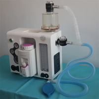 VS-DL6 Instrumento Veterinario Portátil, Máquina de Anestesia Veterinaria para Animales Pequeños, Fácil de Operar