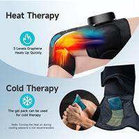 Bestseller-Produkte Tragbares neues wiederauf lad bares Vibrations-Luftkompressionsheizungs-Knie massage gerät, Knie massage gerät Schmerz linderung
