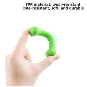 Giocattolo da Masticare per Cani in TPR a Forma di Osso per Cani Piccoli e Grandi, Resistente per la Pulizia dei Denti, Ideale per Masticatori Aggressivi - Product Image 3