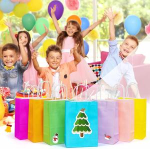 Bolsa de Compra de Papel Kraft Reciclable y Biodegradable de Alta Calidad con Asas de Estilo Clásico Personalizable para Uso Promocional - Product Image 3