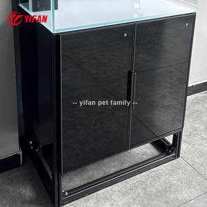 Réservoir de 1000 gallons <span class=keywords><strong>aquarium</strong></span> professionnel en verre personnalisable noir argent cadre acrylique aquariums et accessoires - Product Image 3