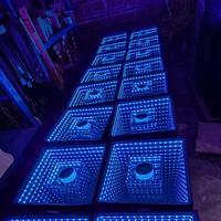 Plancher de danse 3D à induction magnétique Abyss sur mesure, plateforme disco, LED avec toutes les couleurs