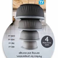 Cartes d'emballage en carton imprimées sur mesure pour bols de conservation alimentaire OEM/ODM, emballage de détail pour ustensiles de cuisine avec logo personnalisé