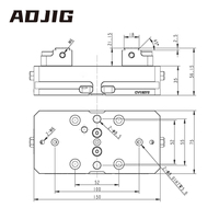 Zero Point Prince Heavy Duty 4/5 Axis Machining Center Fixture CV15075 Zero Point Manual Vise Quick Change Workholding.