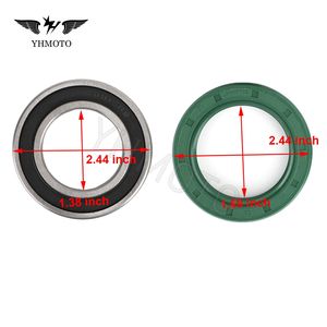 Pour Yamaha Blaster200 Banshee Banshee350 YFZ <span class=keywords><strong>350</strong></span> <span class=keywords><strong>Raptor</strong></span> 660 YFM125G ATV <span class=keywords><strong>Quad</strong></span> Pièces Roulement d'essieu arrière Joints anti-poussière - Product Image 3