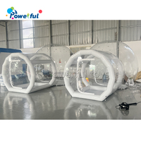 Tente dôme igloo gonflable publicitaire, camping, tentes à bulles transparentes gonflables