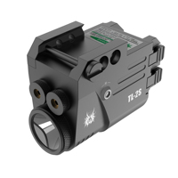 Senter LED Taktis Mini Kompak Hot Design T-EAGLE TL-2S 10X untuk Berburu, IP66, Jangkauan Jauh, Olahraga Luar Ruangan, Lampu Laser