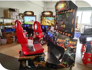 Prezzo più basso 2 giocatori guangzhou factory macchina da gioco a gettoni per auto da corsa per parco divertimenti al coperto