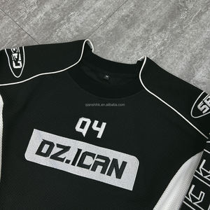 เสื้อเชิ้ตแขนยาวปักโลโก้สไตล์ Y2K พรีเมี่ยมชุดสตรีทแวร์โอเวอร์ไซส์ออกแบบได้ตามต้องการ - Product Image 3