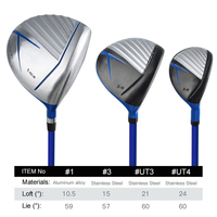 Nouvel Arrivage : Ensemble Complet de Clubs de Golf pour Adultes – Kit Personnalisé Droitier avec Têtes de Fer – Sets de Golf