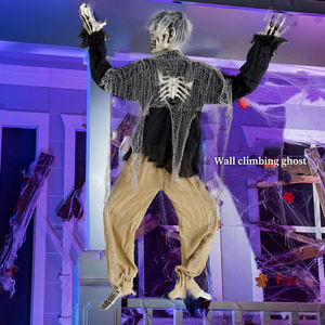 Accessoire de blague de maison hantée de fantôme rampant effrayant pour la décoration de portes et de fenêtres - Product Image 6