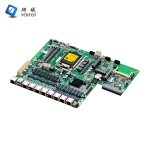1U montaje en rack LGA1151 SFP fibra óptica H170 firewall placa base 8 LAN red pfsense dispositivo placa base enrutador - Product Image 1