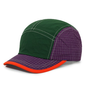 Casquette de camping unisexe 5 panneaux en polyester à séchage rapide, protection solaire printemps-été, pour sports de plein air et cyclisme, vente en gros - Product Image 3
