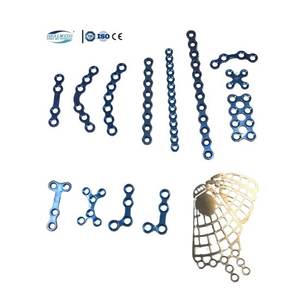 Piastra maxillo-facciale in titanio con impianti chirurgici ortopedici medici di alta qualità - Product Image 4