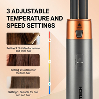 Styler capillaire multifonction 5-en-1 HS-829, moteur haute vitesse 40000 tr/min, 3 réglages de température/vitesse, tous types de cheveux, séchage et coiffage en une seule étape
