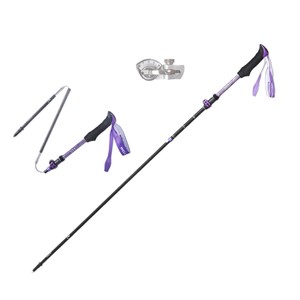 ไม้เท้าเดินป่าพับได้ WELLHIKE อลูมิเนียมอัลลอย 7075 แบบ 3 ท่อน น้ำหนักเบา - Product Image 1