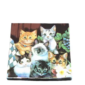 cats pattern humorous machine Paper Napkins