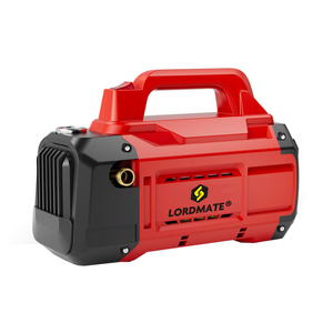 LORDMATE Laveuse à <span class=keywords><strong>pression</strong></span> électrique Laveuse de voiture portable à eau froide avec <span class=keywords><strong>nettoyeur</strong></span> <span class=keywords><strong>haute</strong></span> <span class=keywords><strong>pression</strong></span> et <span class=keywords><strong>pompe</strong></span> <span class=keywords><strong>axiale</strong></span> Moteur 2 HP - Product Image 1
