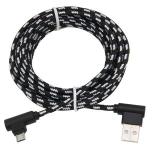 3M V8 USB Micro Cable Nylon <span class=keywords><strong>90</strong></span> grados Micro USB <span class=keywords><strong>Cargador</strong></span> Cable DE DATOS Carga rápida para Samsung Xiaomi Android Accesorios para teléfonos - Product Image 5