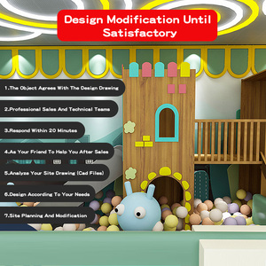 Toboggan commercial pour enfants HG, style bateau pirate, aire de jeux intérieure, animaux attrayants, thème jungle, blocs de labyrinthe souples, 1 an - Product Image 4