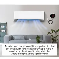 Thermomètre hygromètre de charge USB intelligent Tuya avec batterie rechargeable Zigbee activé pour les mesures de température externe