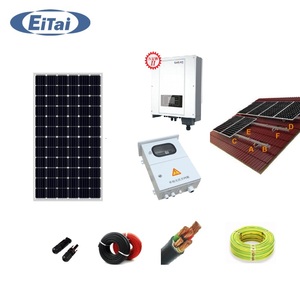 GTS-82 EITAI sistemas de energía con soportes de montaje completo de sistema de energía Solar Planta Solar 12kw en la red - Product Image 1