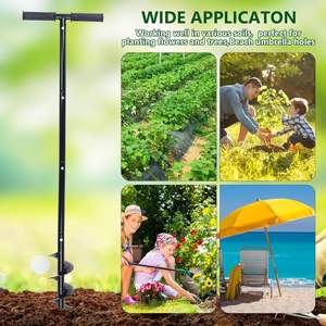 Tarière manuelle robuste - Diamètre de 6 pouces, avec poignée en T de 41 pouces <span class=keywords><strong>pour</strong></span> la plantation et la clôture - Product Image 6