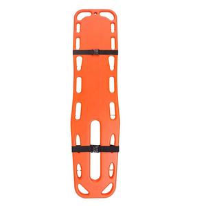 Portable divers longs en plastique médical colonne vertébrale conseil civière tête immobilisateur trois sangles lutte contre l'incendie équipement de premiers soins - Product Image 6
