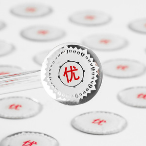 Custom Epoxy Self-Adhesive Stickers Durable For <b>Gift</b> Craft <b>Labeling</b> Wenzhou Origin - Product Image 1