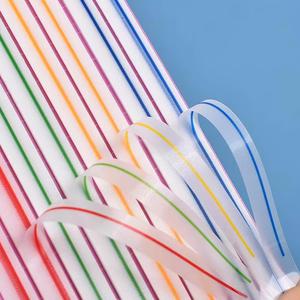 Multicolor PET Ultra-Slim Transparent Self-Adhesive Sticky Notes <b>Memo</b> <b>Pads</b> 6x20cm Fluorescent Indicator Tabs Study Office - Product Image 3