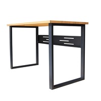 Bureau de travail moderne en acier, table d'ordinateur en métal, mobilier de bureau pour la maison
