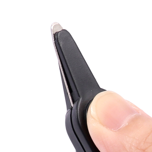 <strong>Foska</strong> Black Metal Letter Opener Curved Pen-Shaped Design No Paper Tear Handheld <strong>Staple</strong> Puller Stick for Office Home &amp; School - Product Image 5