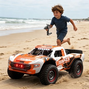 Voiture de course télécommandée WGNRC Q130-<span class=keywords><strong>B</strong></span> à l'échelle 1/14, jouet de course RC haute vitesse 70 km/h, version améliorée, 2,4 GHz, camion de course tout-terrain sportif sans balais - Product Image 4