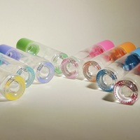 Vente en gros de flacons à bille en verre transparent de 10 ml pour parfum, huile essentielle, huile pour les lèvres, crème pour les yeux, flacons de voyage