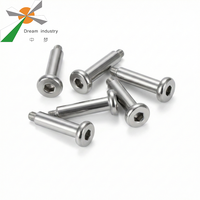 Vis à tête cylindrique à six pans creux en acier inoxydable 304 de haute précision, vis à épaule, boulons à pivotement progressif, classe 4, métriques, pour assemblage robotique