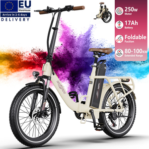 Stock entrepôt UE Vélo électrique pliable ONESPORT OT16 48V 17Ah 250W Moteur moyeu pour adulte Pneus larges pour femme Vélo de ville OT16-2 Alimentation par batterie lithium - Product Image 1